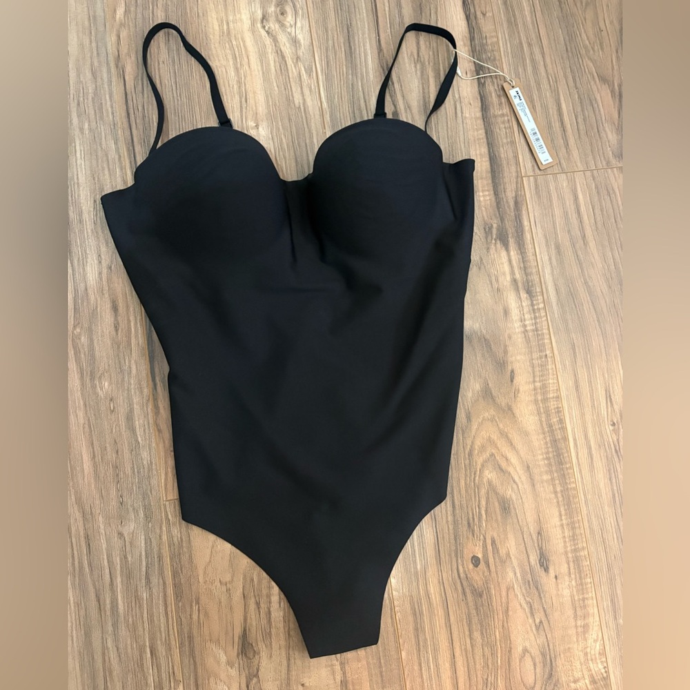 SKIMS Black Bodysuit
